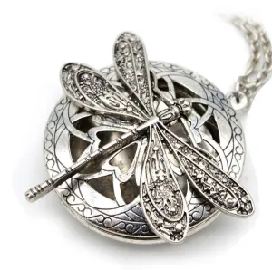 1pcs Aromatherapy Essential Oil Diffuser Ethnic Dragonfly Lockets