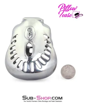 2234AR      Big Steel Dungeon Full Balls and All Locking Male Chastity Cage - MEGA Deal