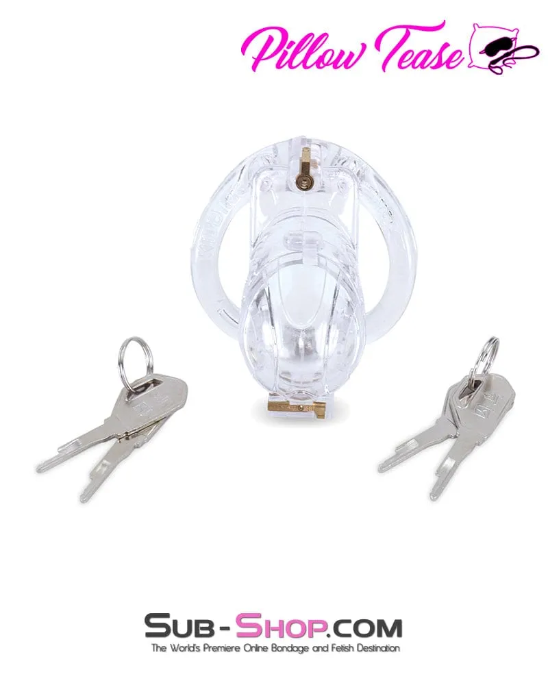 7900AR      Porthole 2 Lock Cock Teasing and Torment Chastity Device