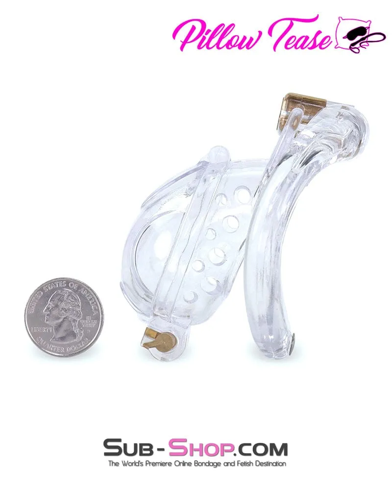7900AR      Porthole 2 Lock Cock Teasing and Torment Chastity Device