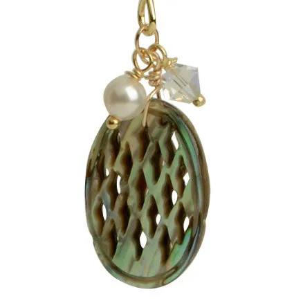 Abalone Filigree Earrings