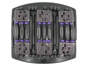 African Butterfly Thick Hair Comb - Tripla Black 42