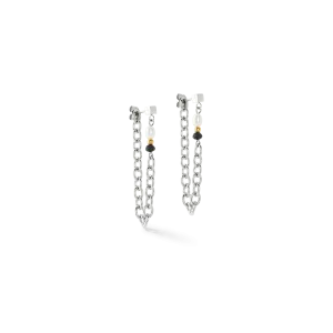 Art Deco Elegance earrings bicolour