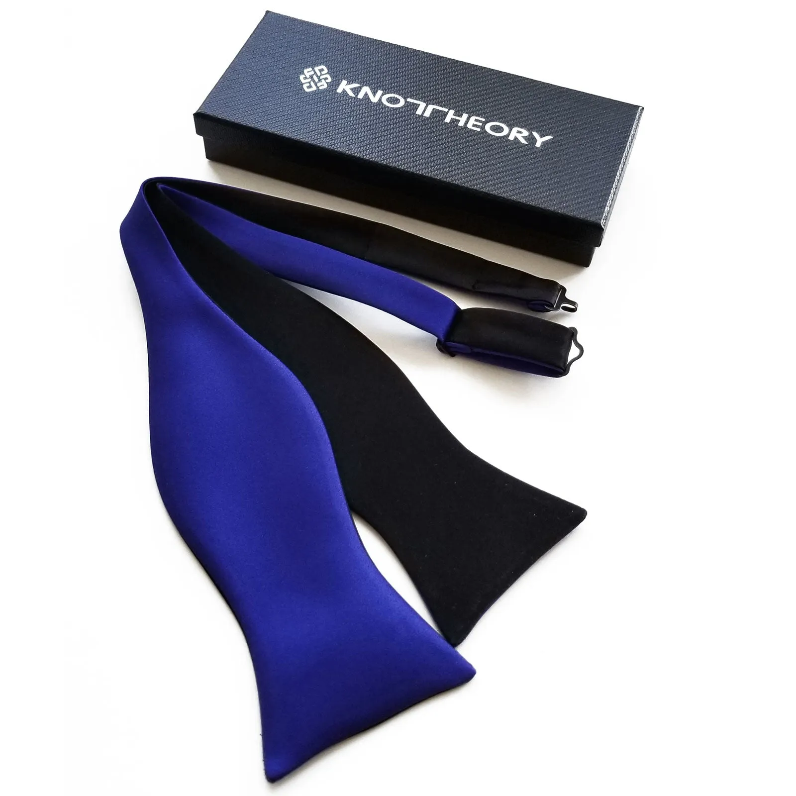 Black & Royal Blue Butterfly Bow Tie