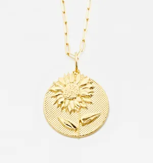Bold Sunflower Necklace