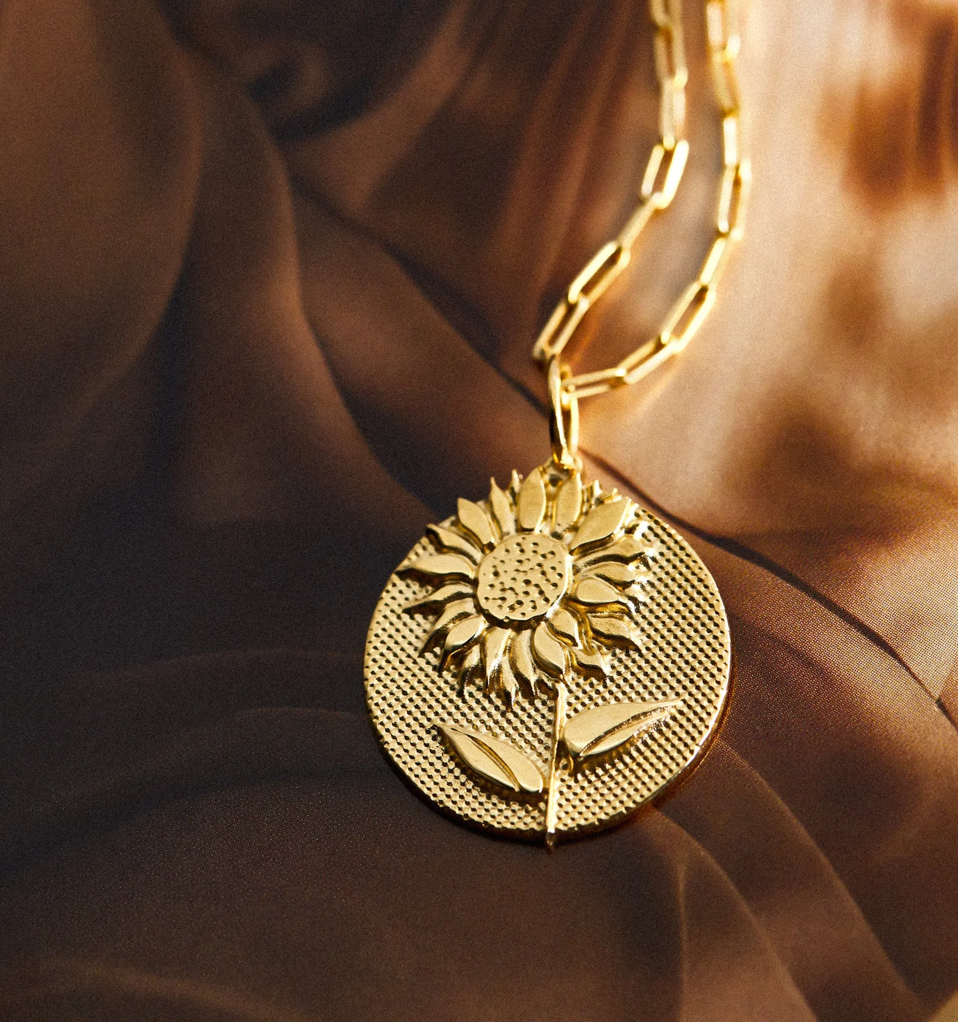 Bold Sunflower Necklace