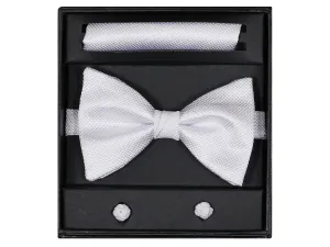 Boy's Bow Tie Box Set 14925 White