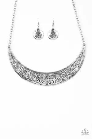 Bull In A China Shop Silver Necklace - Paparazzi Accessories
