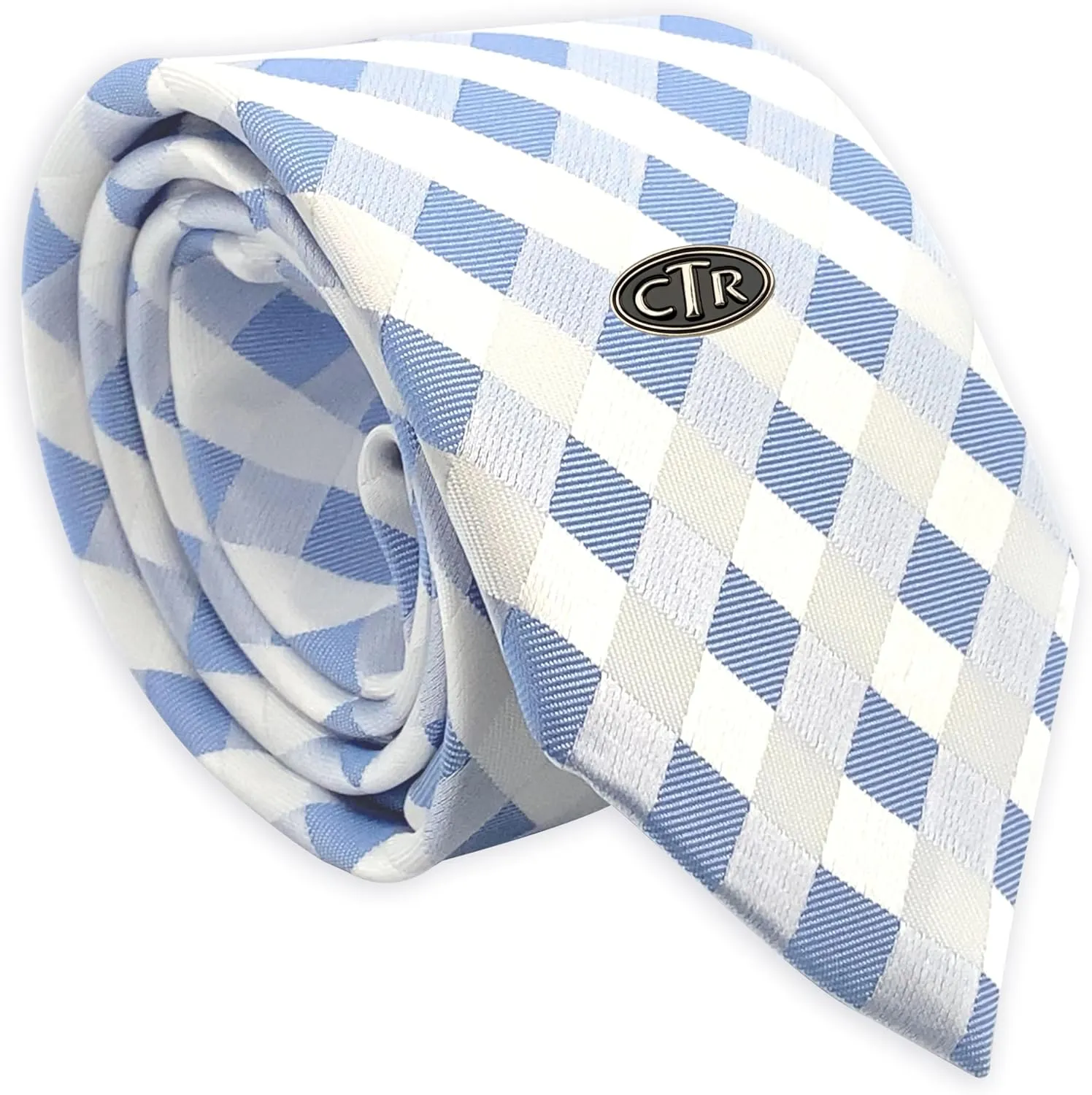 Cherished Moments Boys Tie and CTR Tie Pin for Baptism, 45-inch