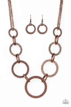 City Circus Copper Necklace - Paparazzi Accessories