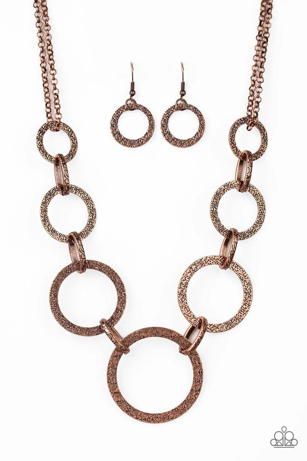 City Circus Copper Necklace - Paparazzi Accessories