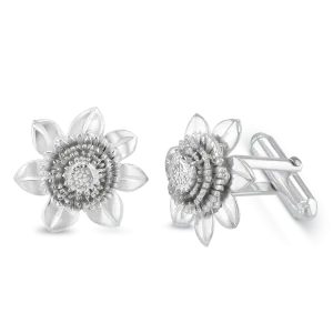 Clematis Empress Cufflinks