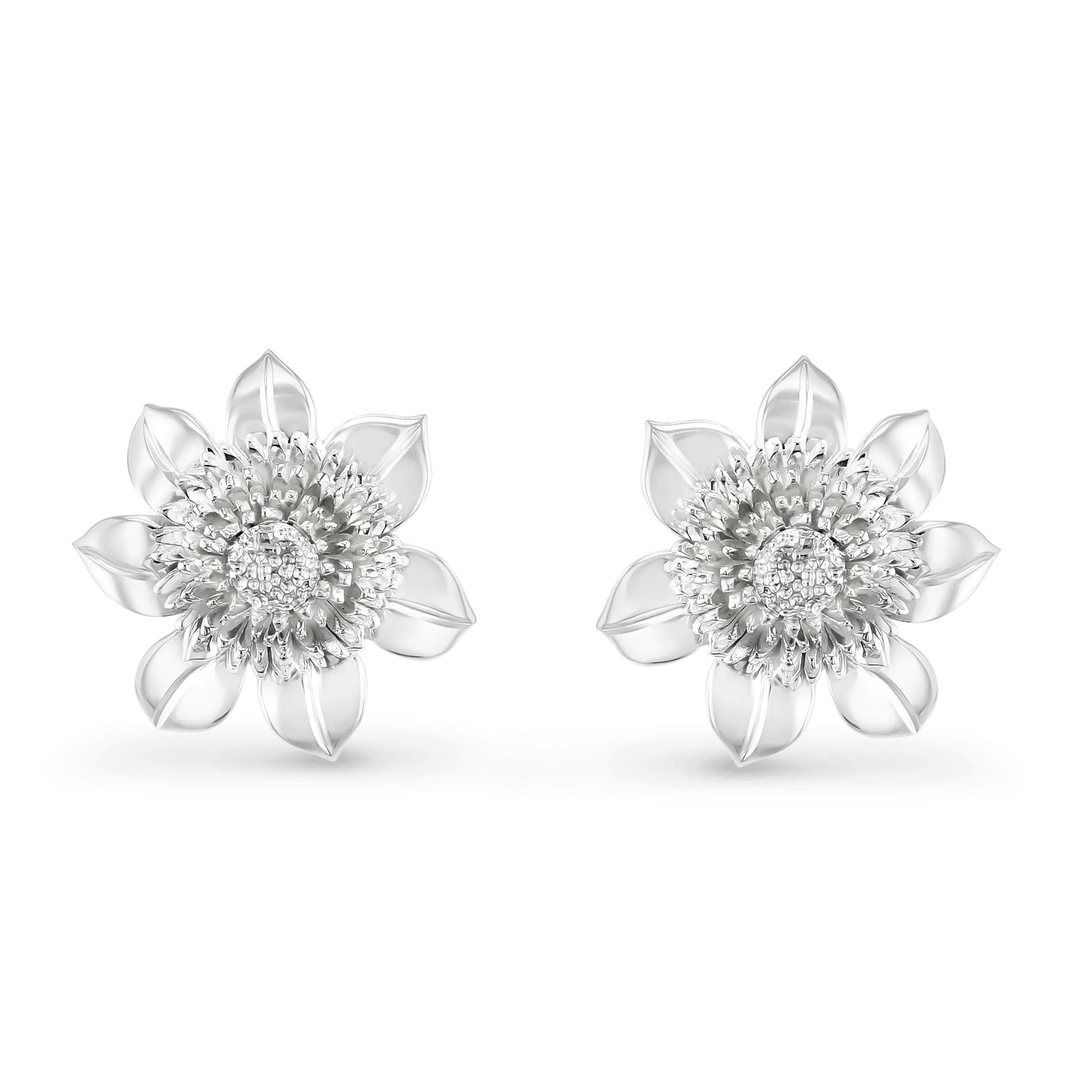 Clematis Empress Stud Earrings