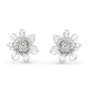 Clematis Empress Stud Earrings