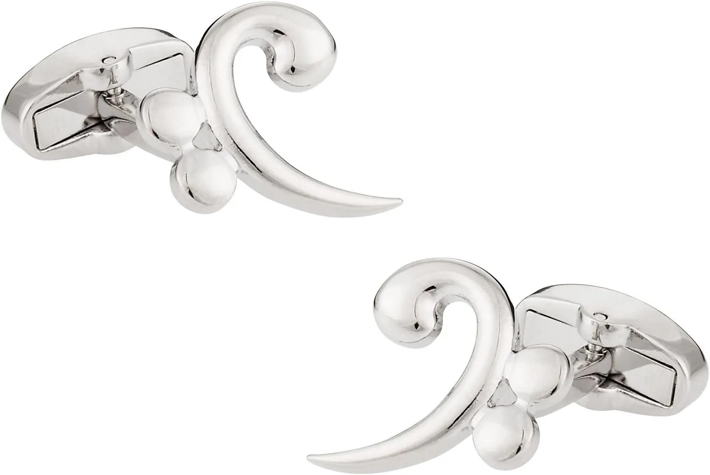 Cuff-Daddy Base Clef Music Cufflinks with Presentation Box
