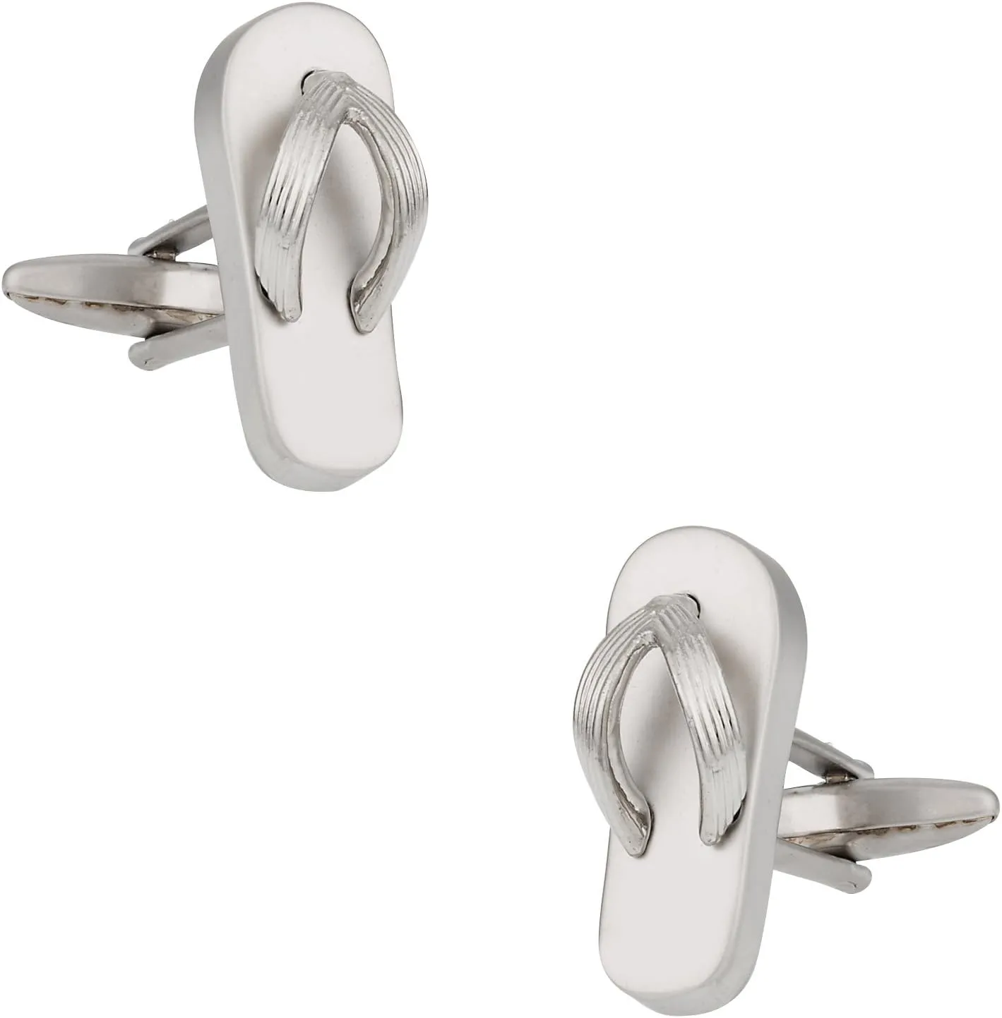 Cuff-Daddy Flip Flop Beach Lover No Shoes Cufflinks with Presentation Box