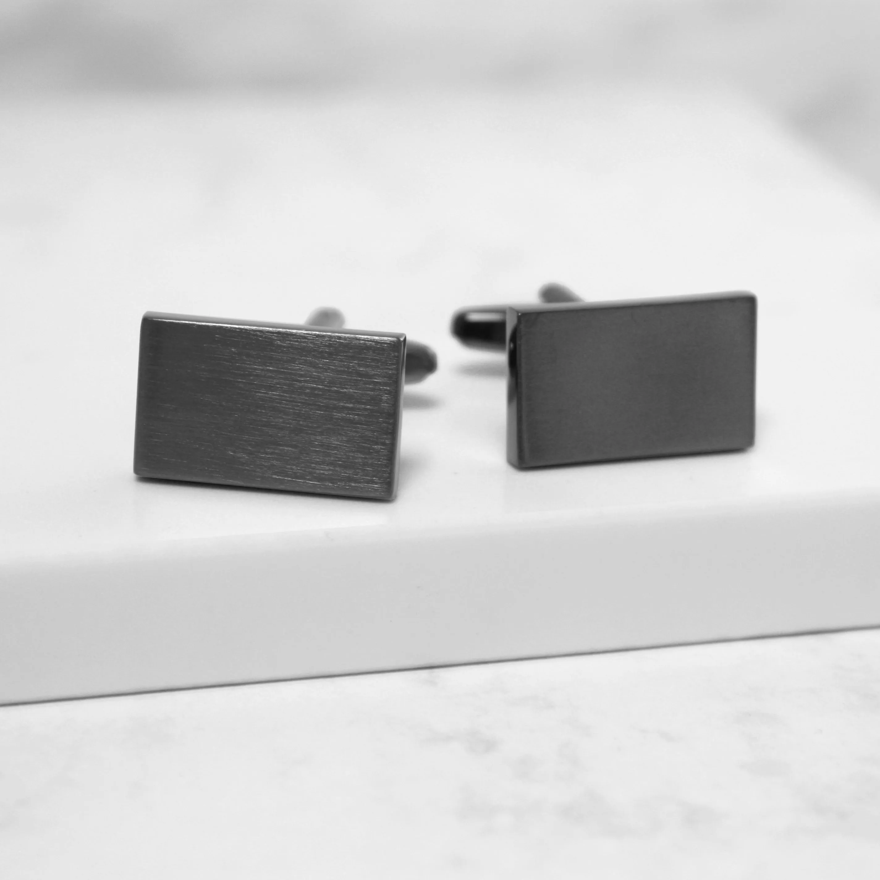 Engraved Paper Plane Destination Cufflinks