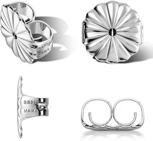 Extra-Large Hypoallergenic Earring Backs-7mm-8.2mm(3 Pairs)-Secure & Comfortable Replacement for Earrings