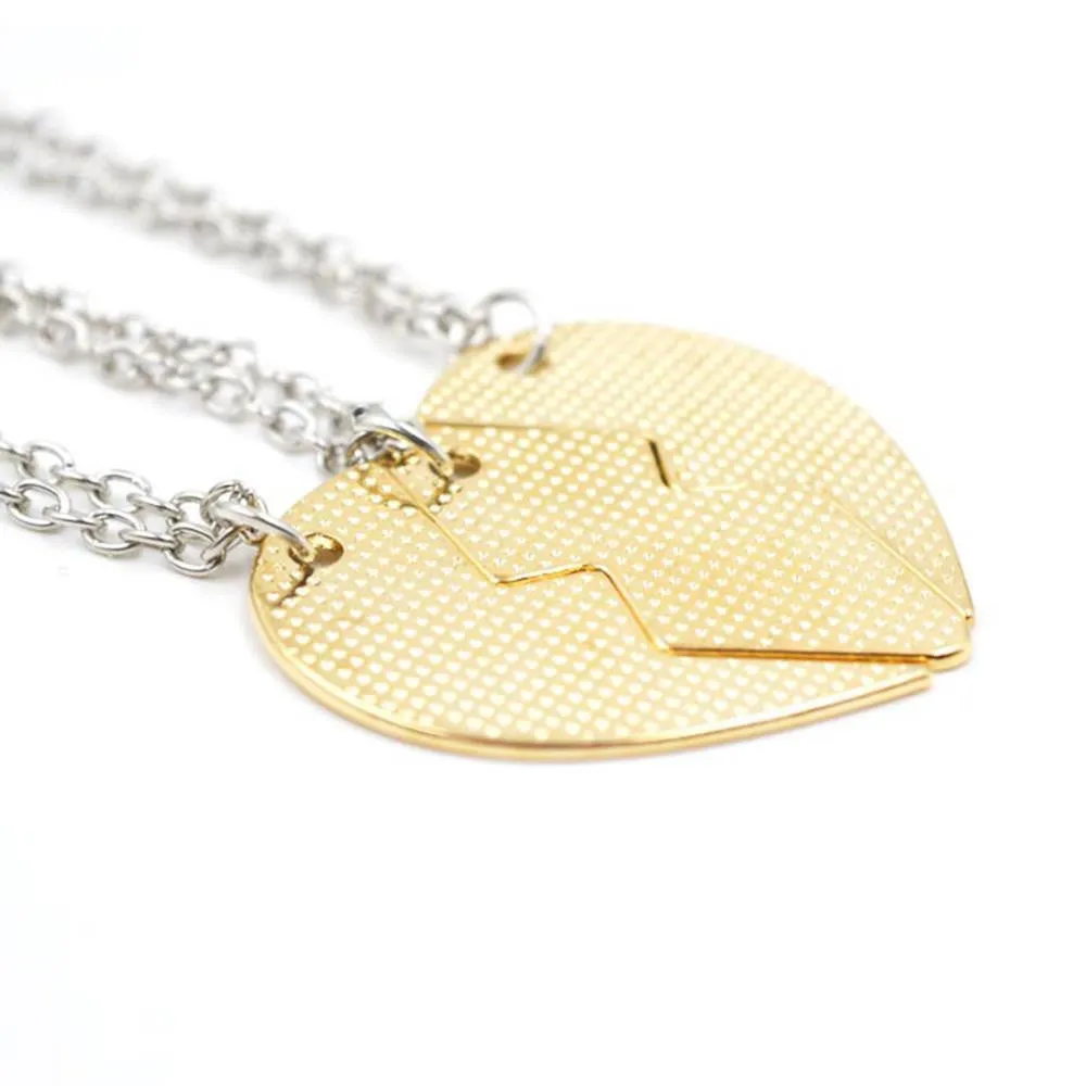 fashion "best bitches for you" pendant necklace for best friends sterling silver&golden chain necklace vintage women necklace