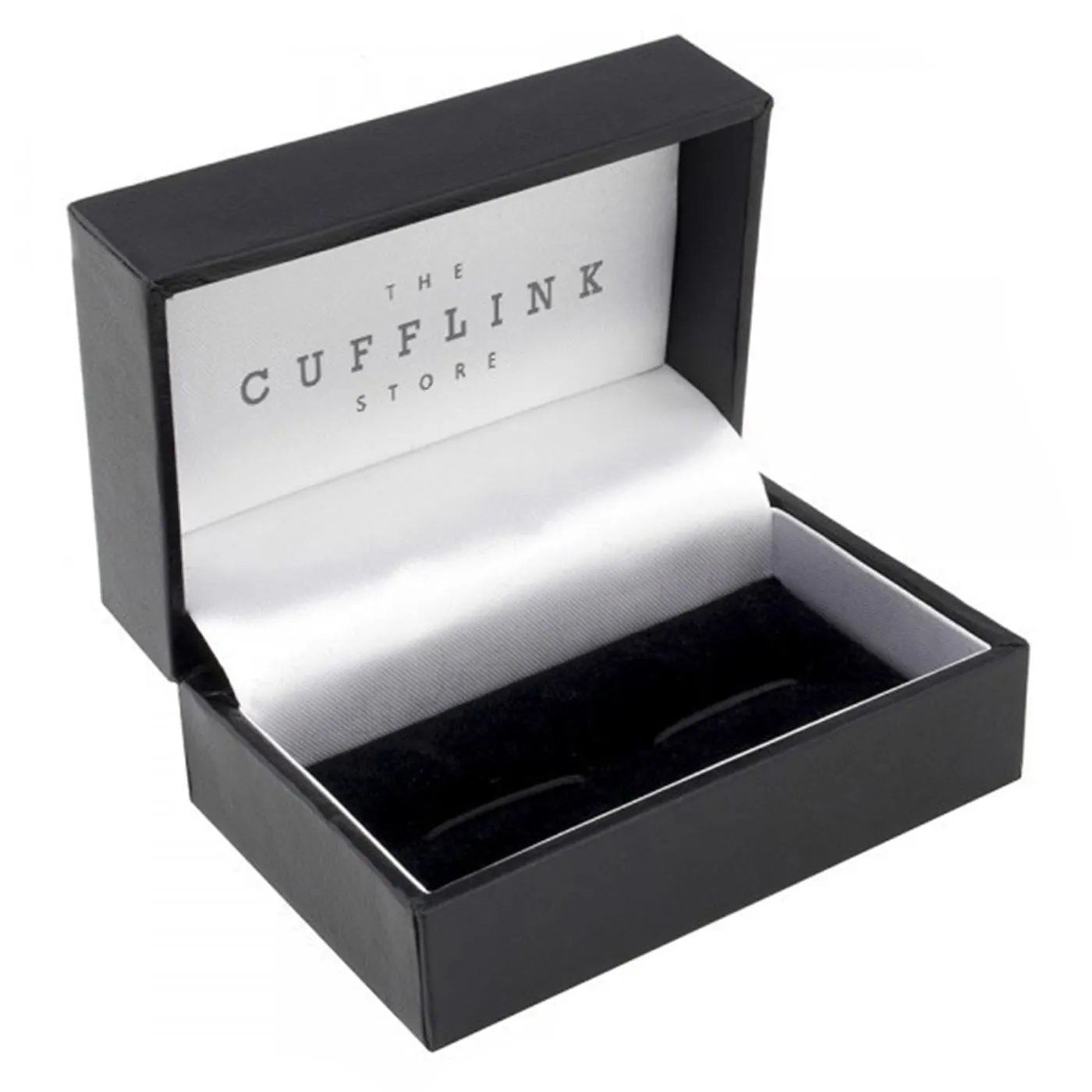 Four Facet Rhodium Cufflinks