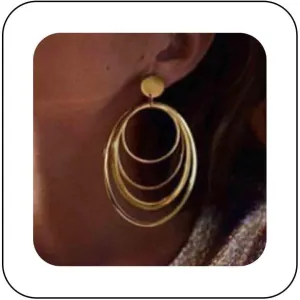 Gold Round Circle Hoop Earrings Small and Large Hoop Earrings Hypoallergenic Round Hoop Earrings Jewelry for Women