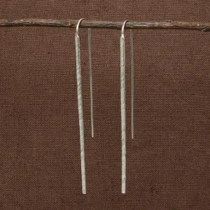 Hammered Icicle Earrings