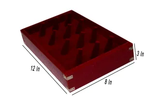 HEAVY QUALITY RING TRAY (12holder) 12X8