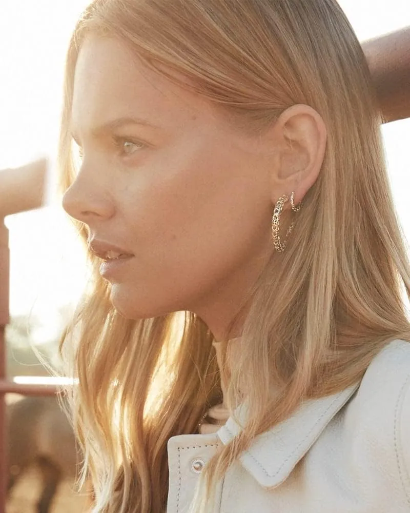 Kendra Scott Maggie Huggie Earrings for Women, Fashion Jewelry