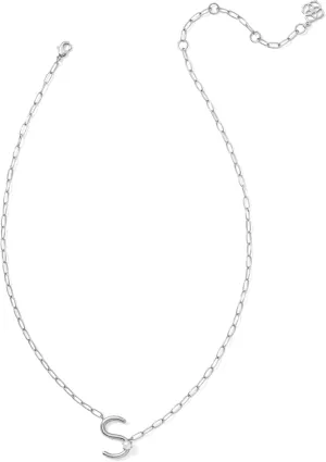 Kendra Scott Womens Pearl Letter S Short Pendant Necklace Gold White Pearl One Size