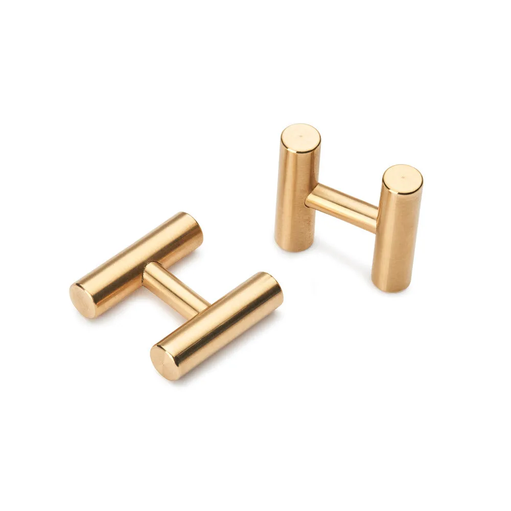 Kitson brass cufflinks