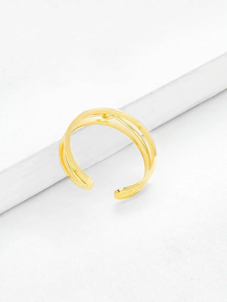 Knot Design Hollow Ring