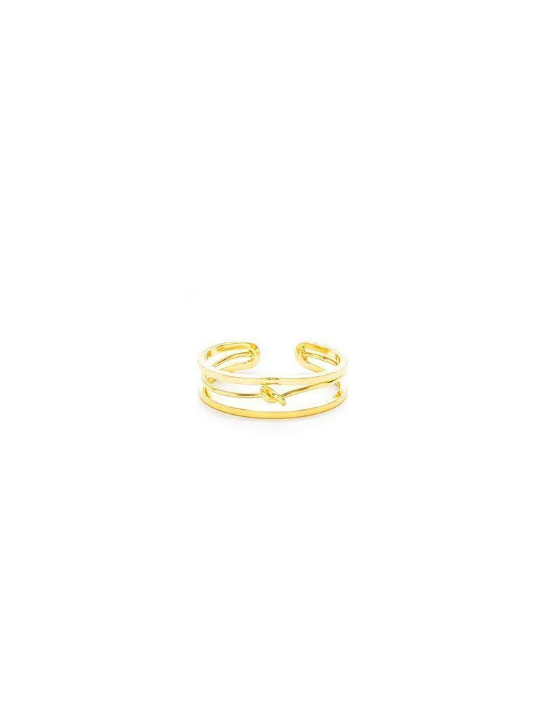 Knot Design Hollow Ring