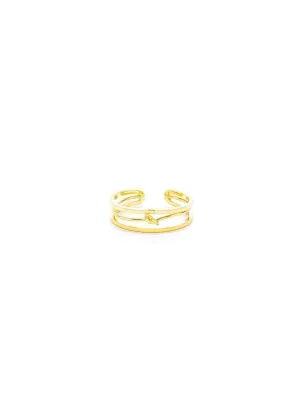 Knot Design Hollow Ring