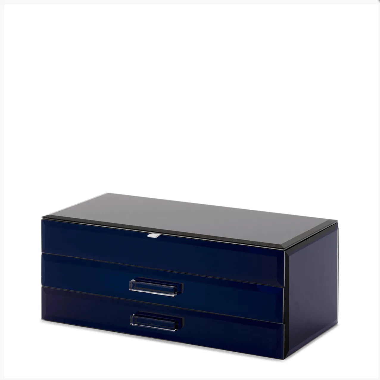 Large Jewellery Box | Navy Glass