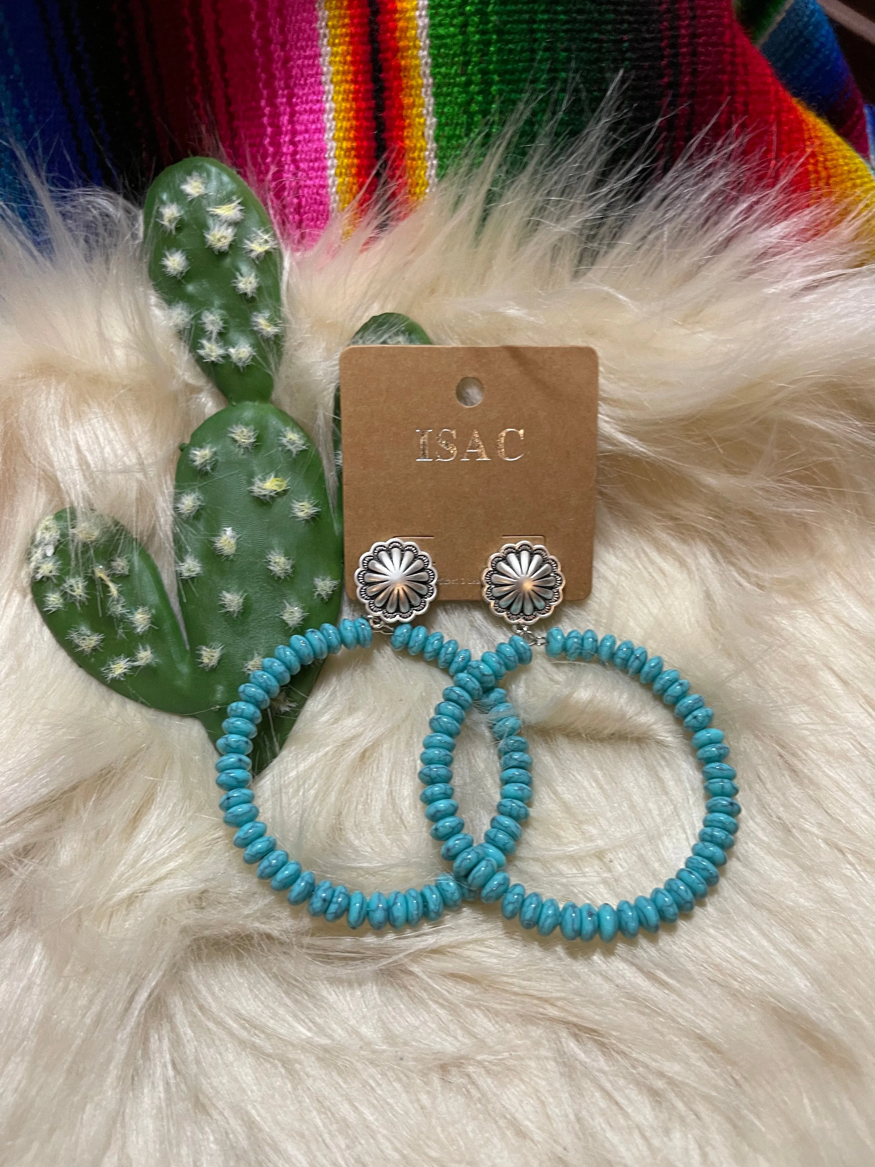 Large Turquoise teardrop earrings