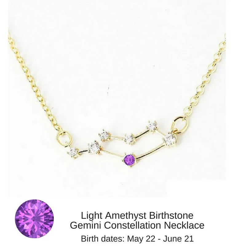 Leo Constellation Zodiac Necklace with Peridot Birthstone - "Star Candy"