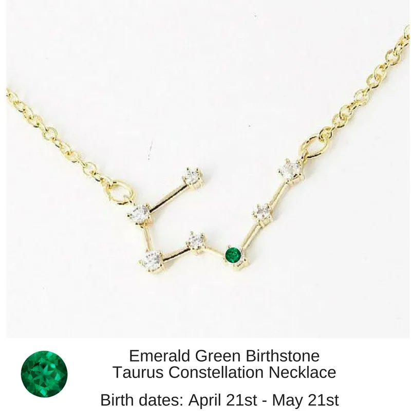 Leo Constellation Zodiac Necklace with Peridot Birthstone - "Star Candy"