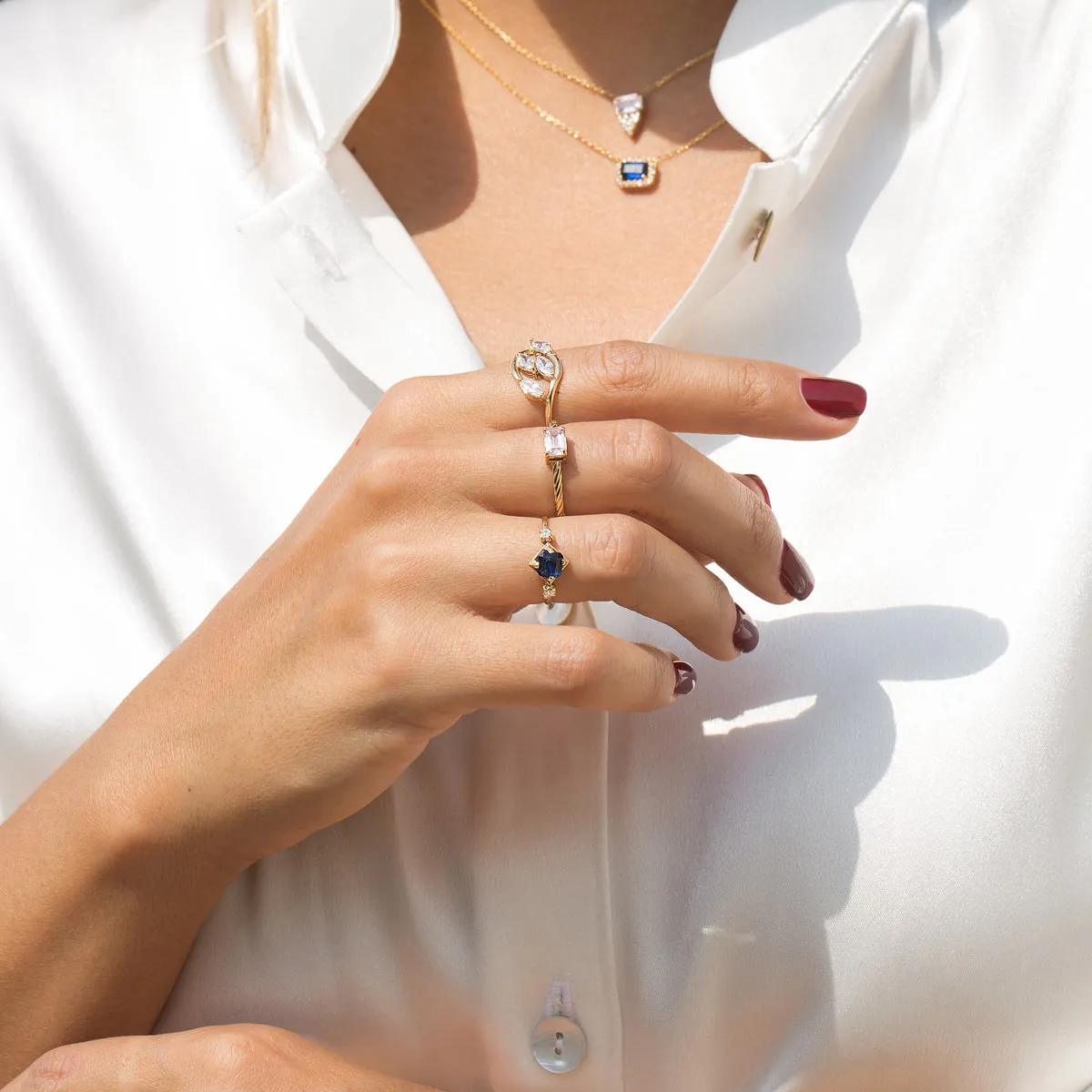 Marquise Branch Ring