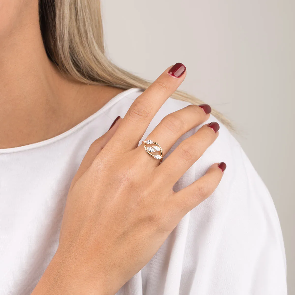 Marquise Branch Ring