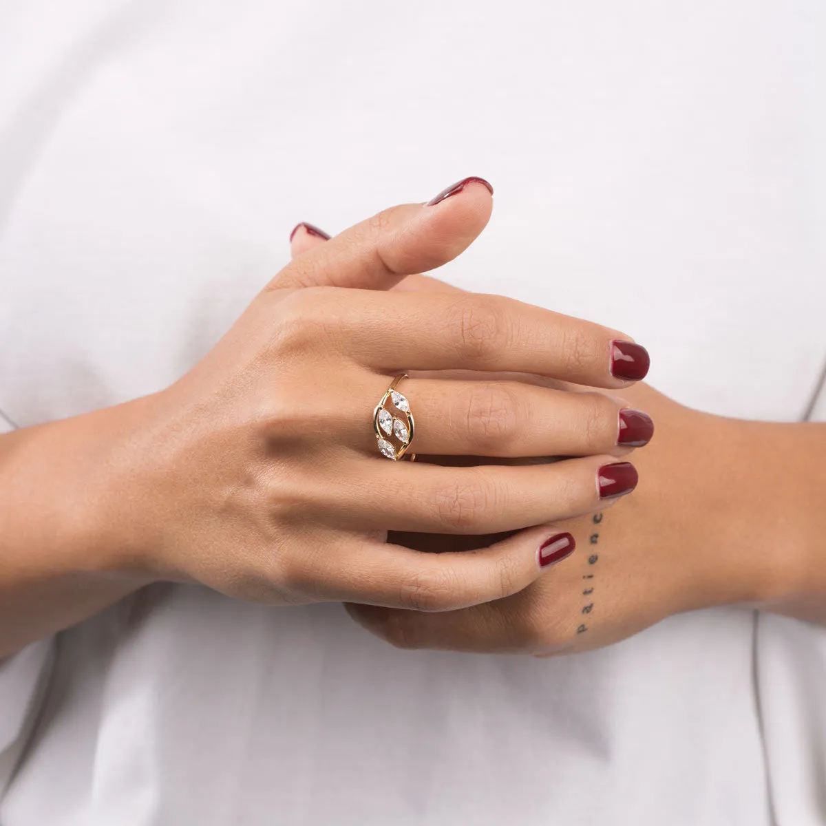 Marquise Branch Ring