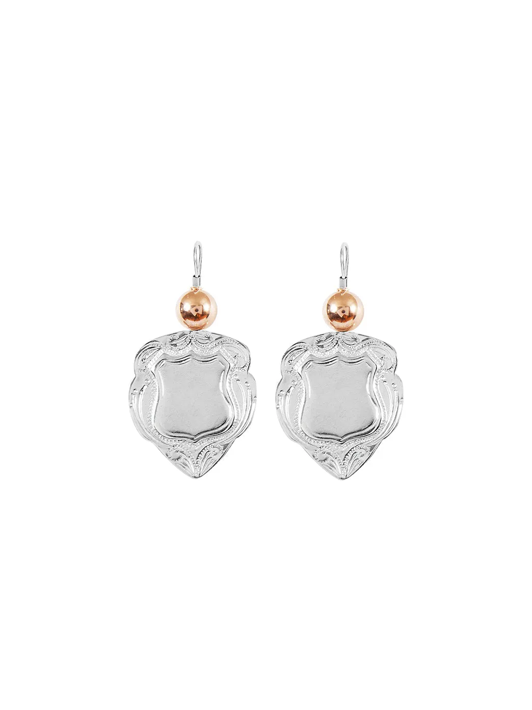 Medium Shield Earrings