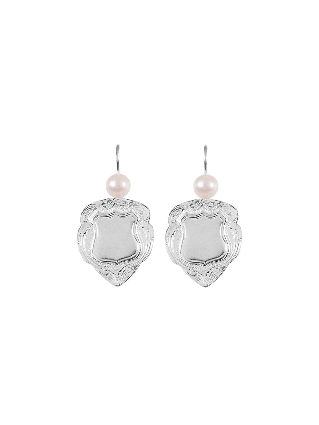 Medium Shield Earrings