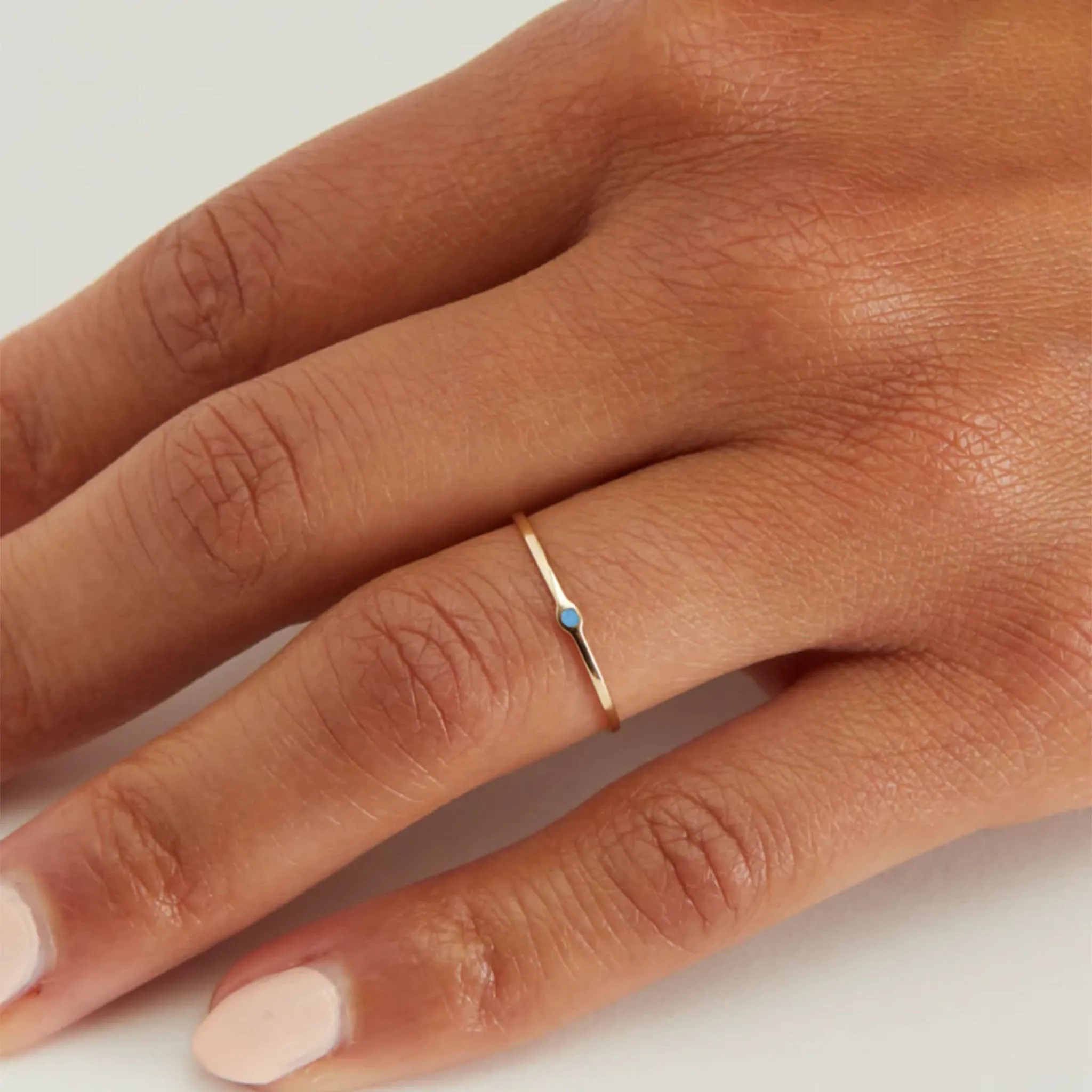 Memory Ring with Turquoise