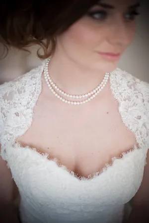 Mimosa Double Row Pearl Necklace