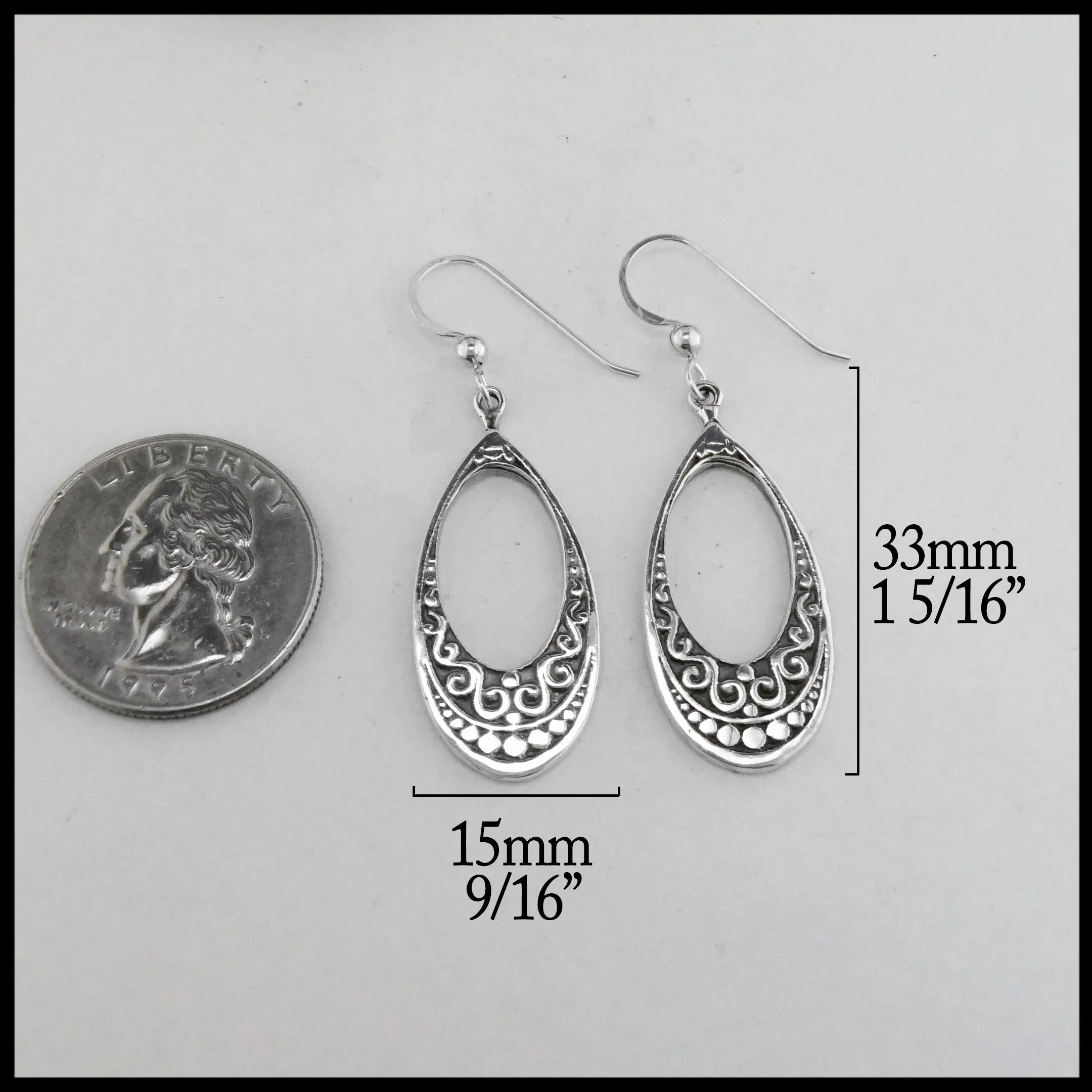 Moiraine's Ornate Teardrop Earrings