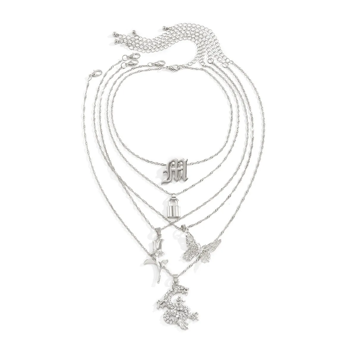 N2328 - Retro Layered Necklace