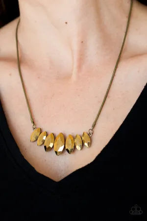 Necklace Leading Lady - Brass N32