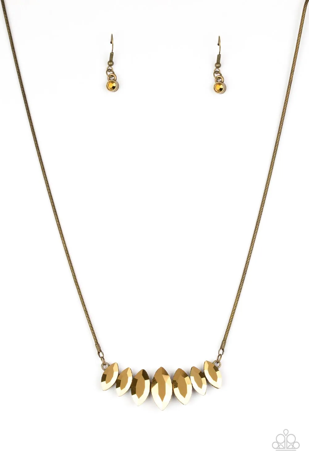 Necklace Leading Lady - Brass N32
