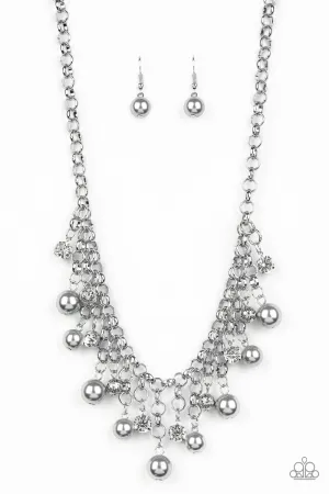 Paparazzi HEIR-headed - Silver Necklace