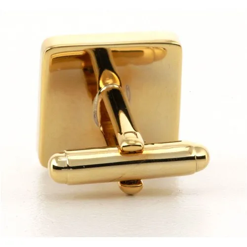 Personalised Engraved Square Gold Cufflinks